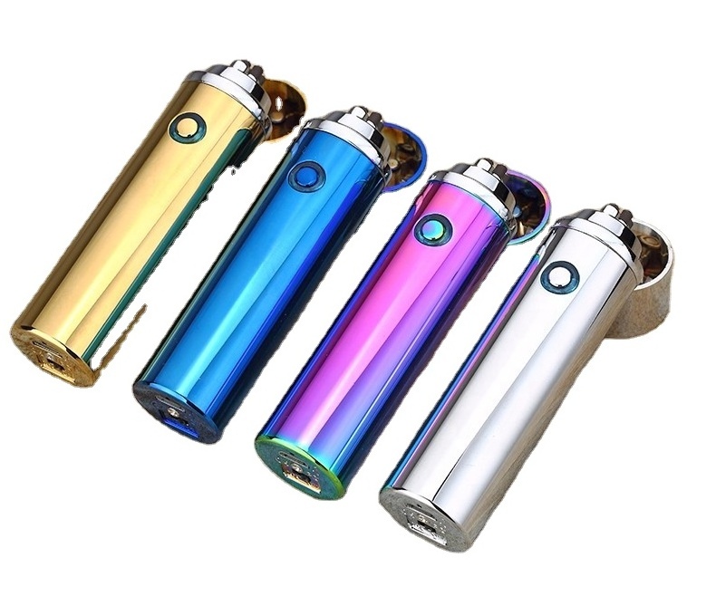 CE Certificate Electronic Cigarette Lighter Eco-Friendly USB Charging Electric Double Arc Lighter