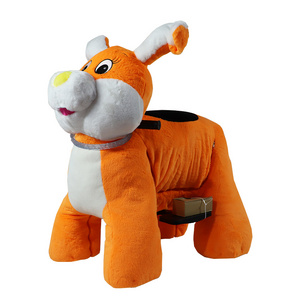 Adult And Kid Size Animal Ride Kids Riding Toys Plush Animal Electric Scooter