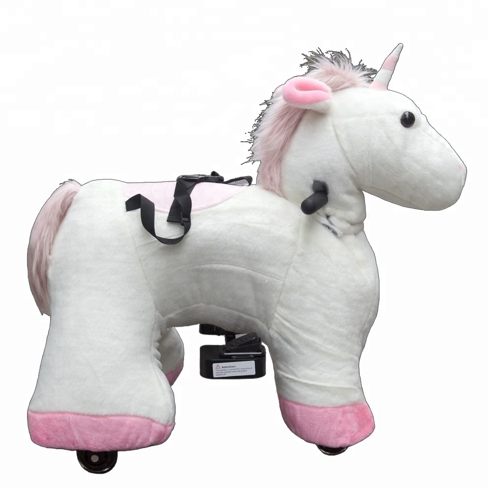 Electric ride on unicorn riding horse pony toy for children