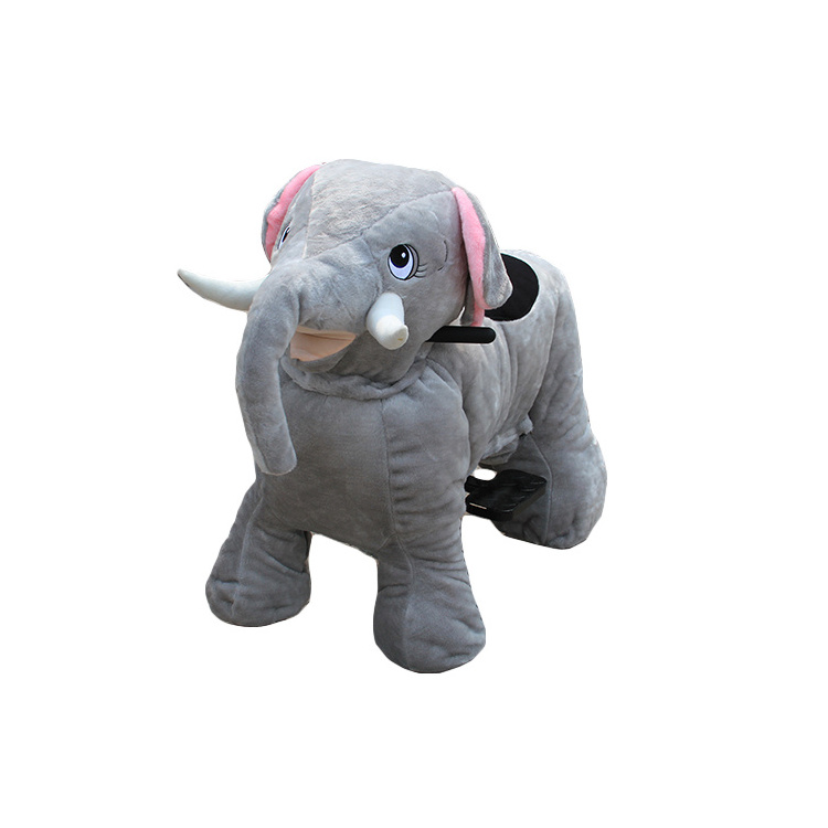 kids coin operated elephant rider animal electric four wheeler