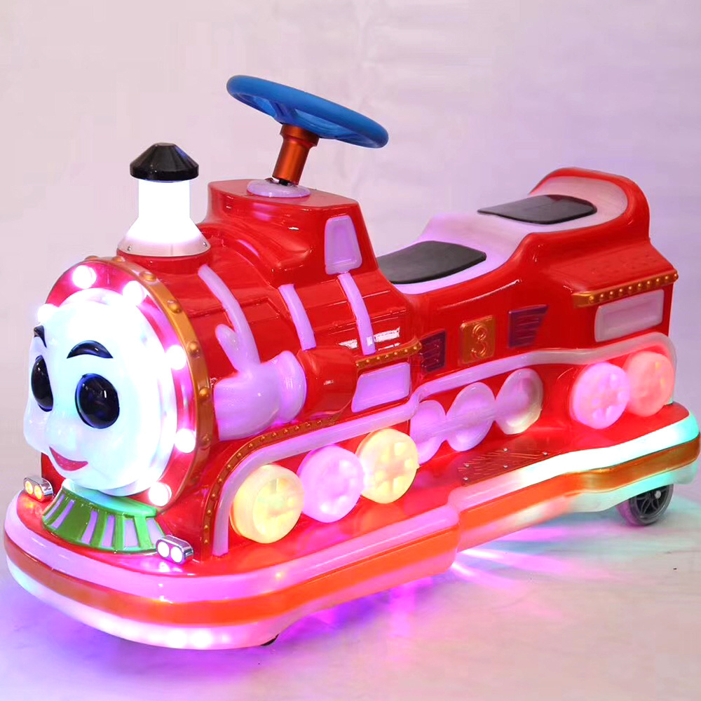 Factory Direct Sale Amusement Park Rides Kiddie Electric Battery Powered Kids Ride On Thomas Train Car