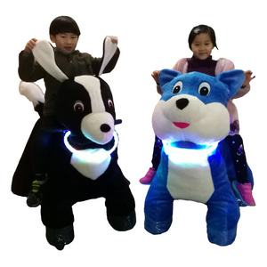 LULU kids ride on toy electric animal scooters with pedal