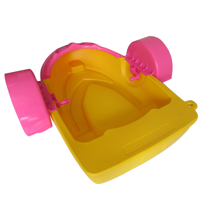 Kids Plastic pedal Boat / Swimming pool fast foot paddler boat