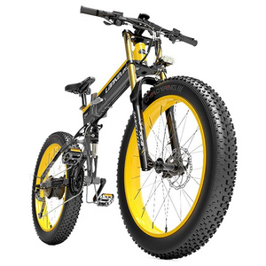 Beat Heavy E Bike LANKELEISI T750 Plus Big Fork17.5Ah 1000W Rear Brushless Motor 26 Inch Fat Tire Electric Bicycle