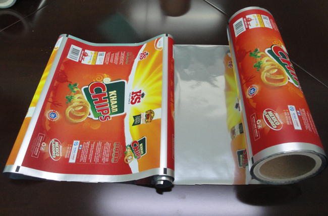 laminating film opp custom design potato chips packaging film plastic wrapper