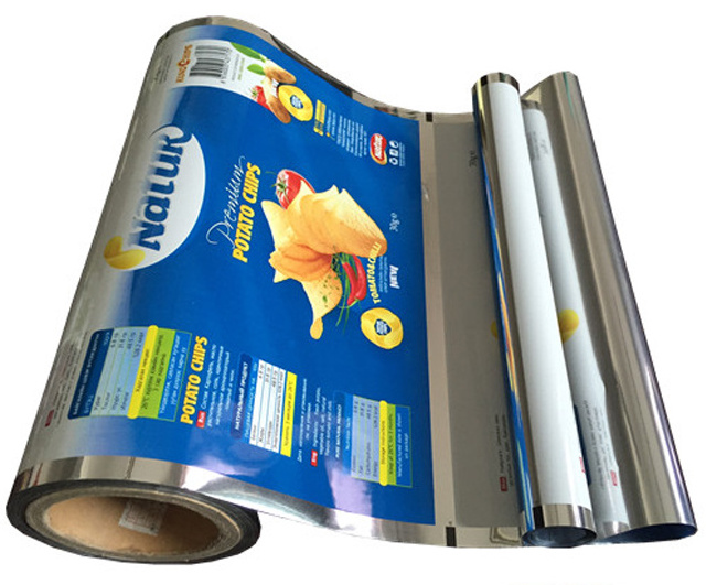 laminating film opp custom design potato chips packaging film plastic wrapper