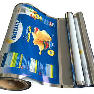 laminating film opp custom design potato chips packaging film plastic wrapper