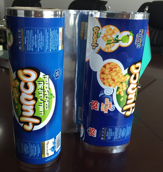 laminating film opp custom design potato chips packaging film plastic wrapper