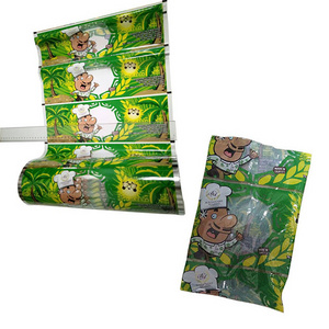 Wholesale custom printing design food packaging plastic laminated roll film lollipop candy wrapper