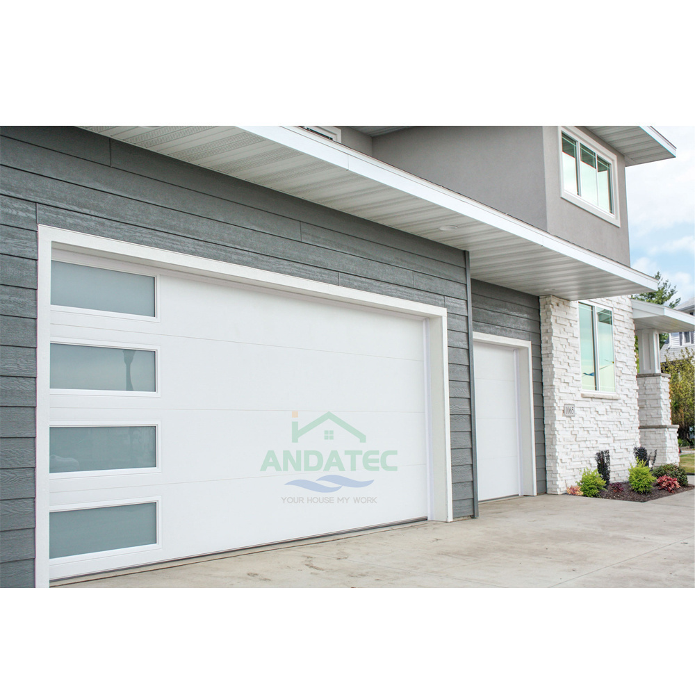 2024 Clear glass garage with motor garage door skins modern garage doors rolling door