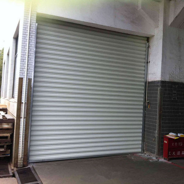 china Automatic Motorized Galvanized Steel Fireproof Rolling Fire Rated Resistance Roller Shutter Rolling Shutter Door for sale