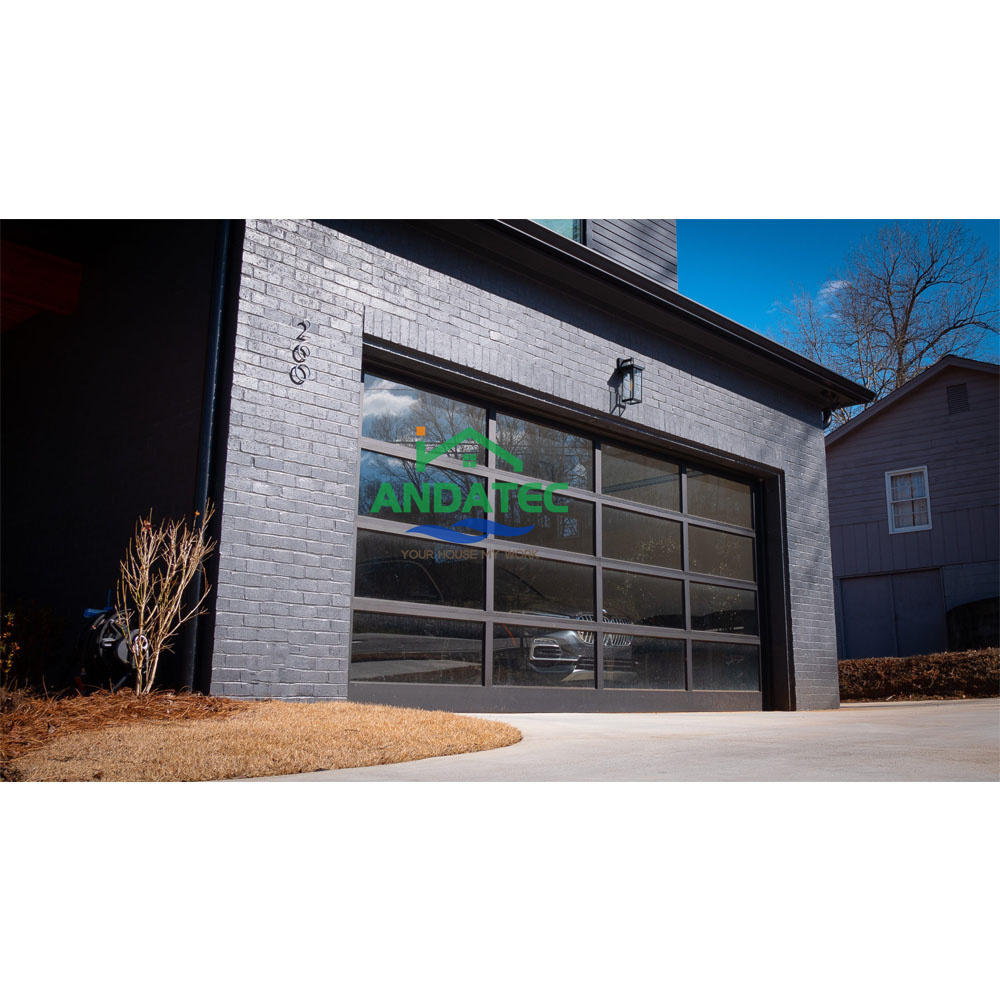 Anda Main Gate Entrance American Garage Door Aluminium Garage Double Door Swing Out Glass Garage Door