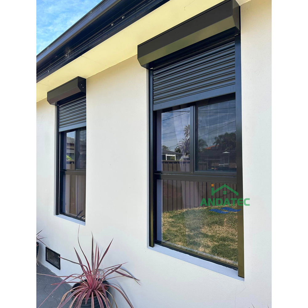 Automatic Security Aluminium Metal Rolling Roll Up Shutter Window Hurricane Storm Aluminum