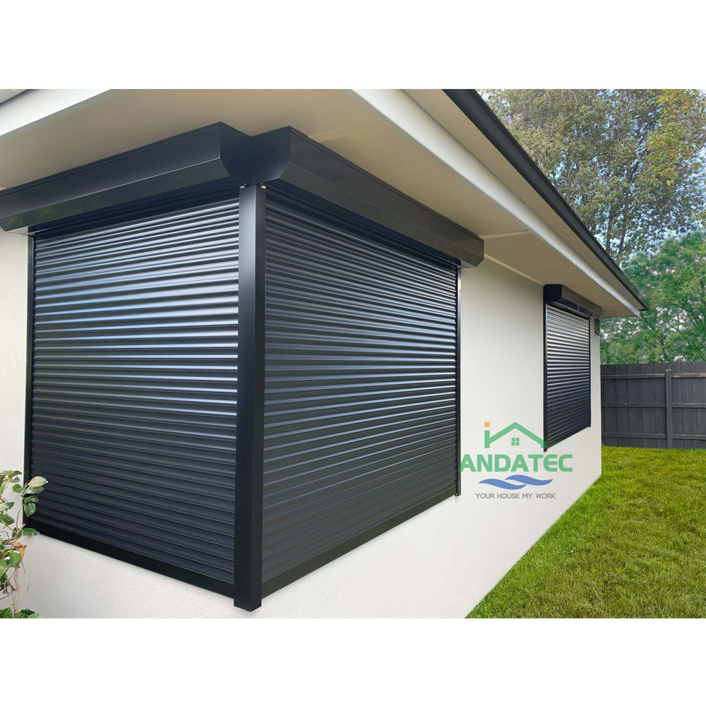 Hurricane Proof Motorized shutter waterproof security roller shutter,shop front roller shutters