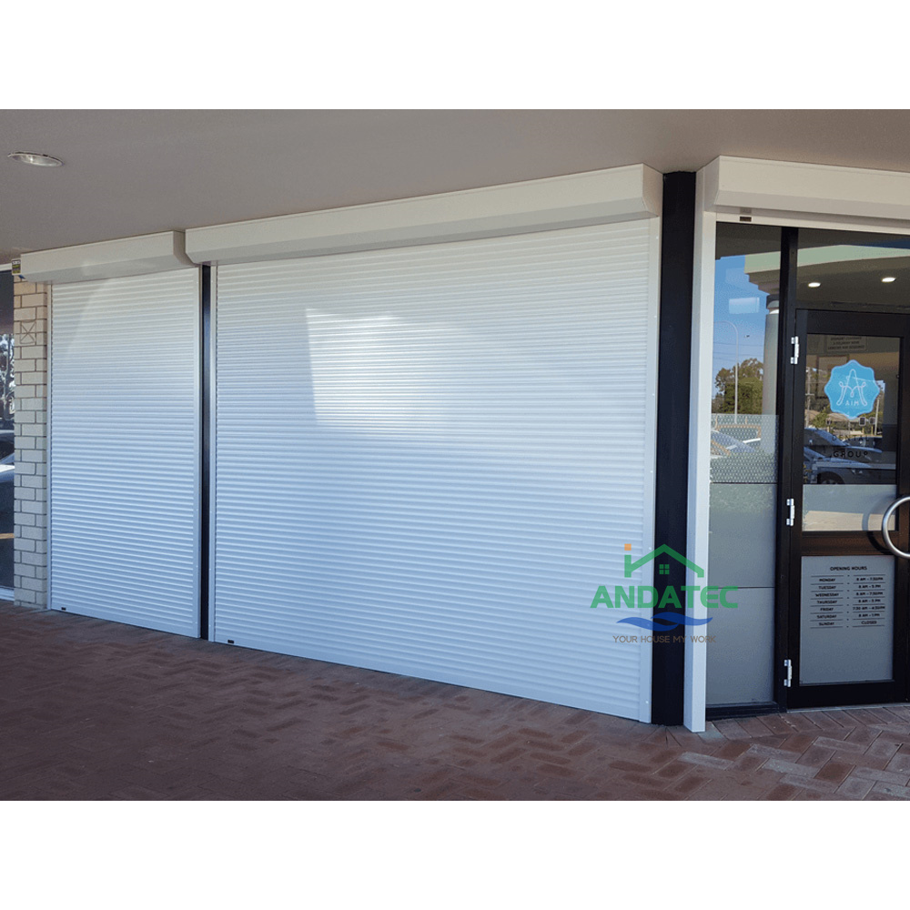 Hurricane Proof Motorized shutter waterproof security roller shutter,shop front roller shutters