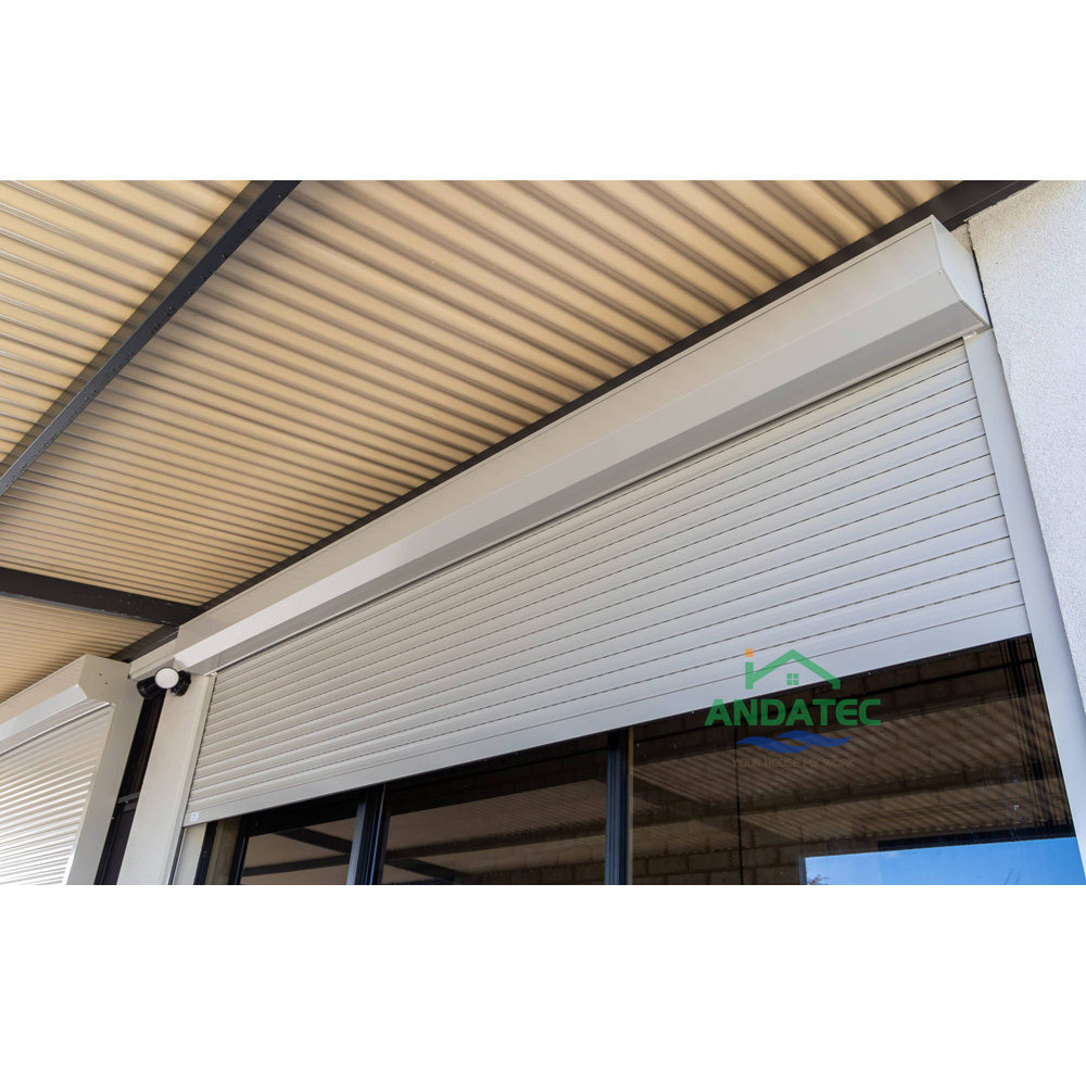 Hurricane Proof Motorized shutter waterproof security roller shutter,shop front roller shutters