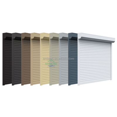 2023 anti hurricane automatic roller shutter window/tuya aluminum roller shutter window