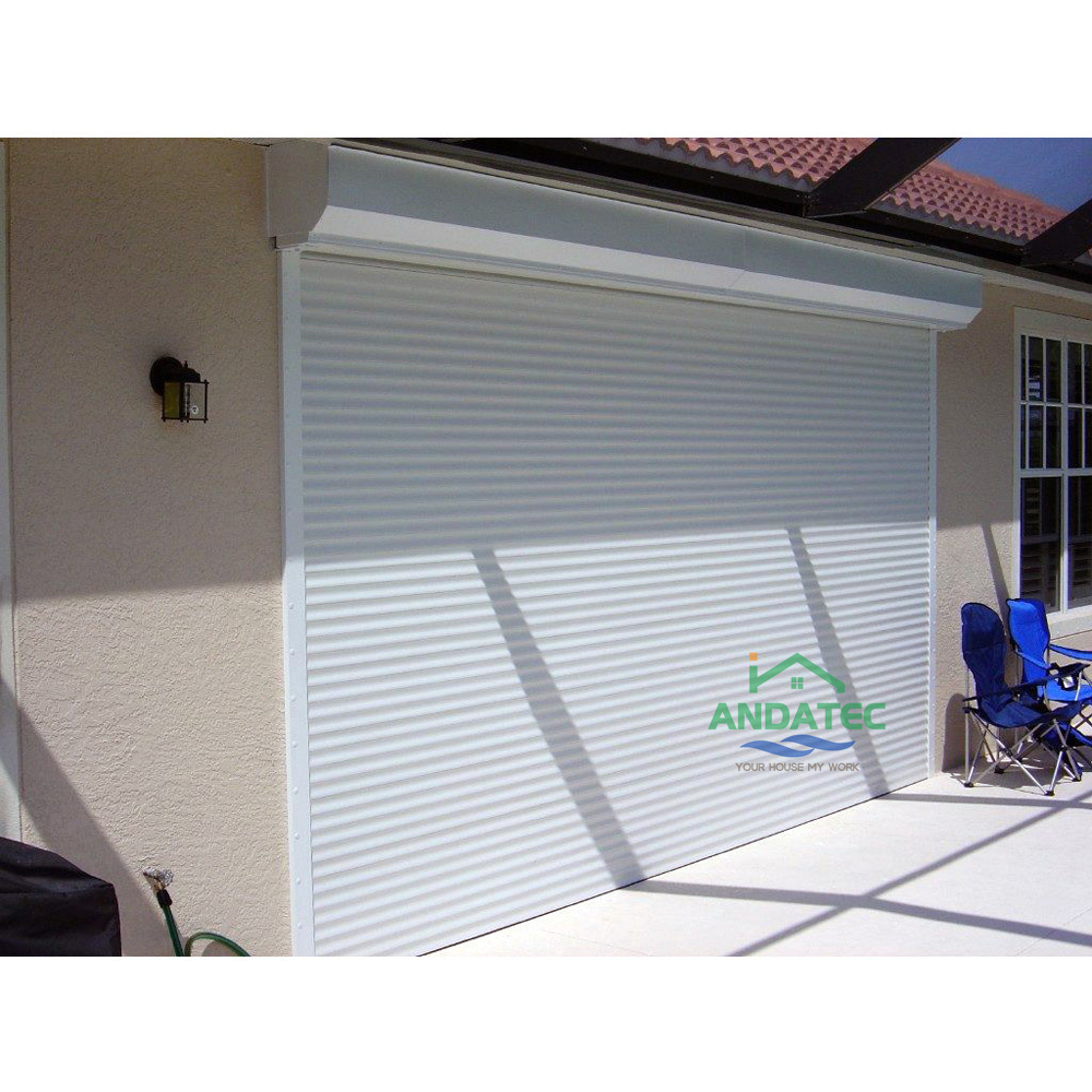 Competitive Price Exterior Automatic window shades Industrial Insulated roller shutter Aluminum Alloy Garage Door