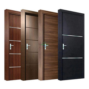 solid wood door interior Sliding wood barn door with steel hardware set