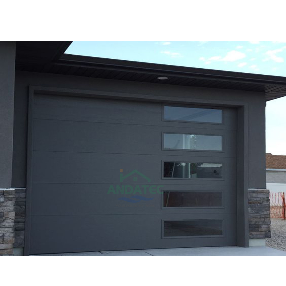 2024 Clear glass garage with motor garage door skins modern garage doors rolling door