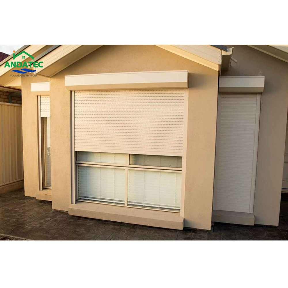 China Wholesale Automatic Security Aluminium Metal Rolling Roll Up Shutter Window Doors Hurricane Storm Aluminum Roller Shutter