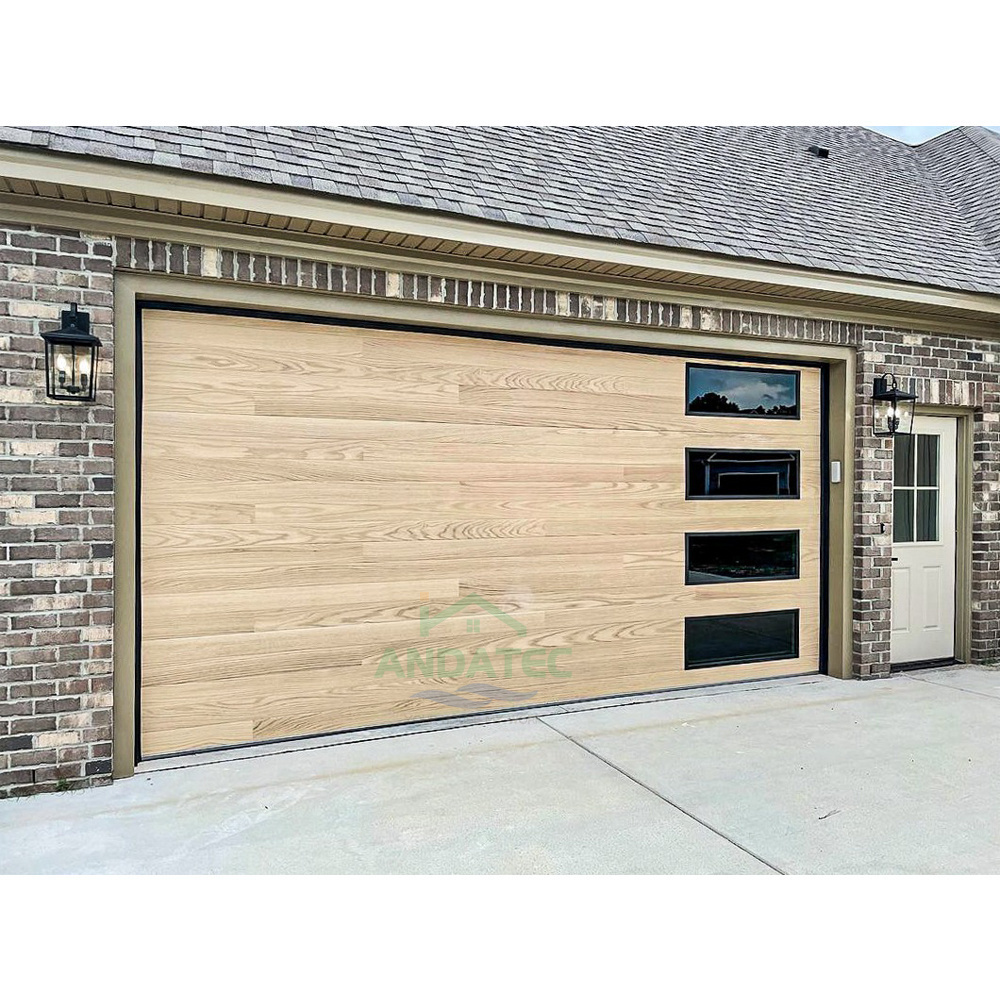 Residential Vertical Bifold Garage Doors Overhead Door Villa Sectional Garage Door