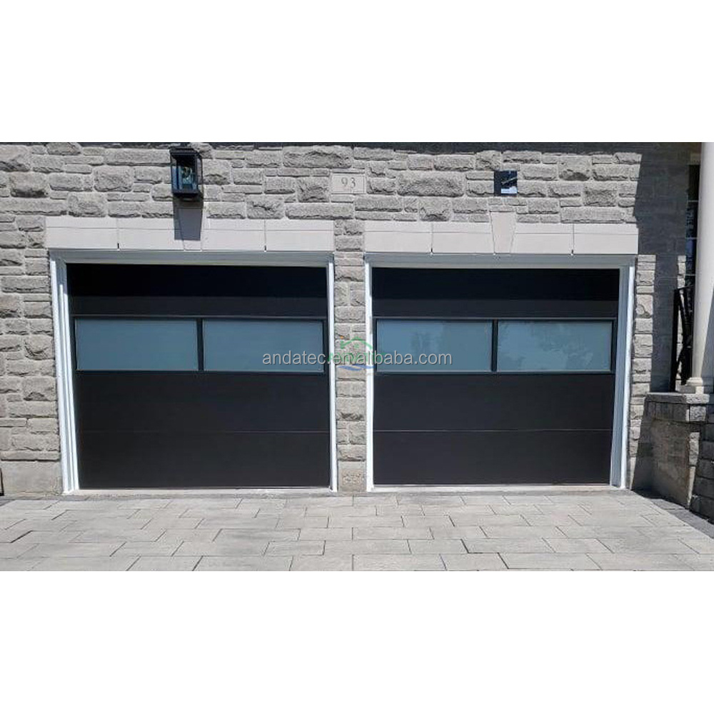 2023 high quality and reputation aluminum garage door panels/competitive price 9x7 aluminum glass garage door