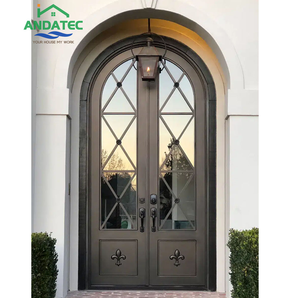 Anda Modern Iron Door Designs Modern Iron Entry Door Side Panels With Door Wrought Iron