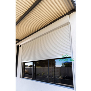 Automatic Security Aluminium Metal Rolling Roll Up Shutter Window Hurricane Storm Aluminum