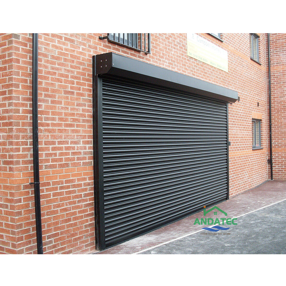 Good quality modern style roller shutters window electric vertical sliding type rolling window doors