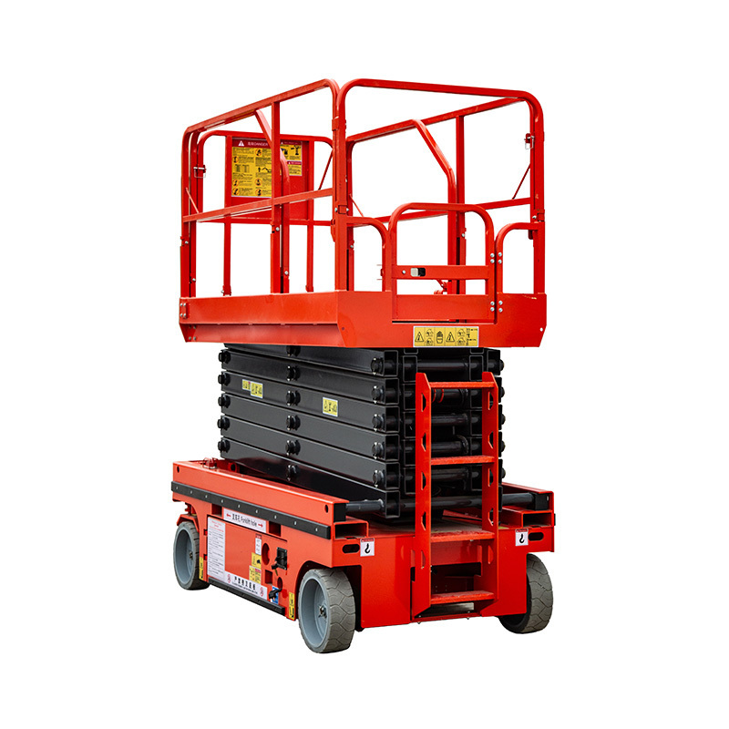 Hydraulic Self-Propelled 320kg Mini Scissor Lifting Aerial Lift Tables 10m & 12m Indoor Electric Lifts