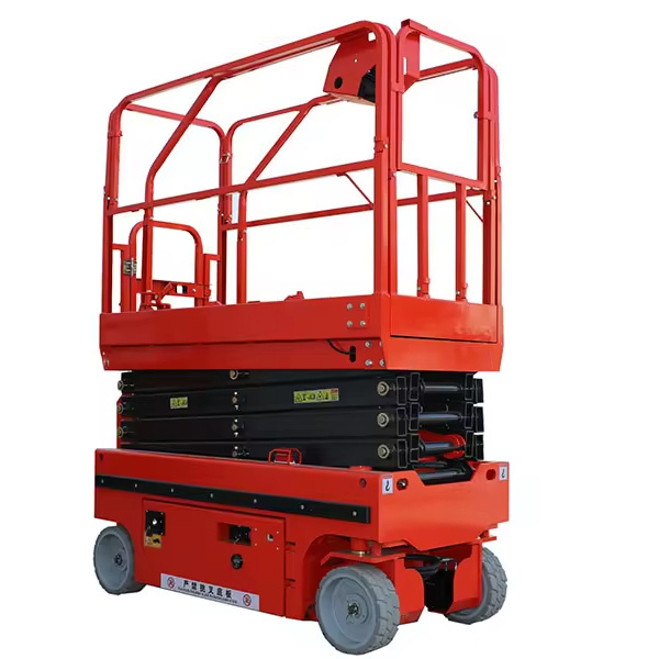 Automatic Aerial Work Truck with Self-Walking Hydraulic Platform Scissor Fork Lift for Farms