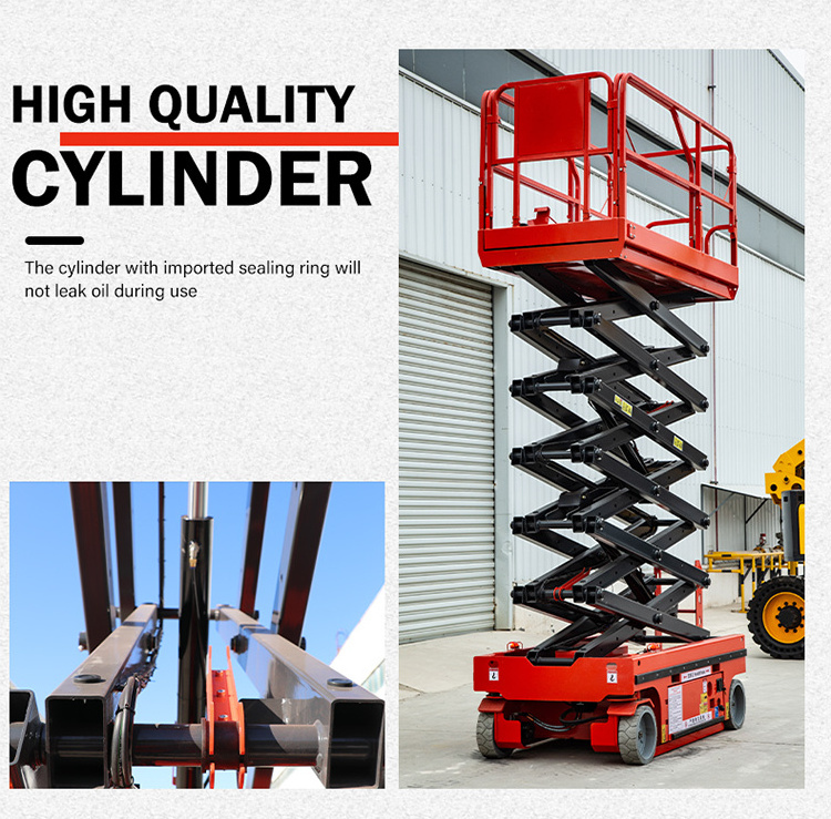 Mini Mobile Aerial Hydraulic Work Platform Lifts/Scissor Lift Self Propelled Elevated Work Platform