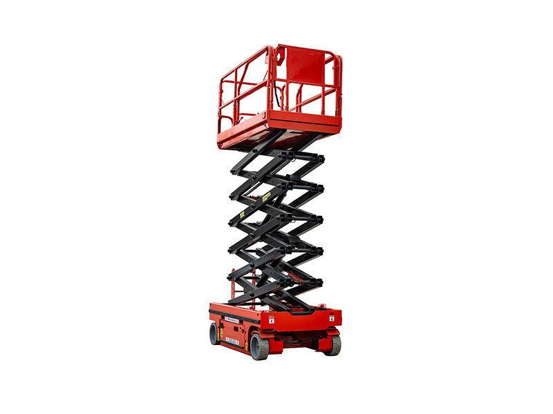 Automatic Aerial Work Truck with Self-Walking Hydraulic Platform Scissor Fork Lift for Farms