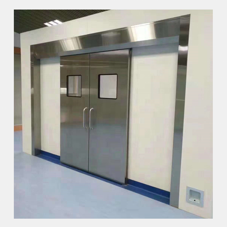 clean room slide door,stainless steel slide airtight door,clean room swing double steel door