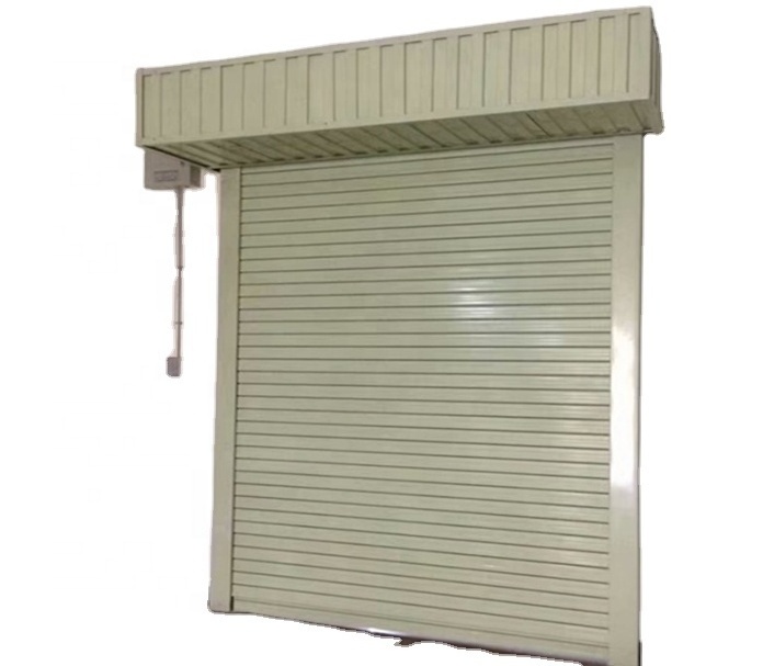 180mins fire rated steel roller shutter door galvanized,electric fireproof roller shutter