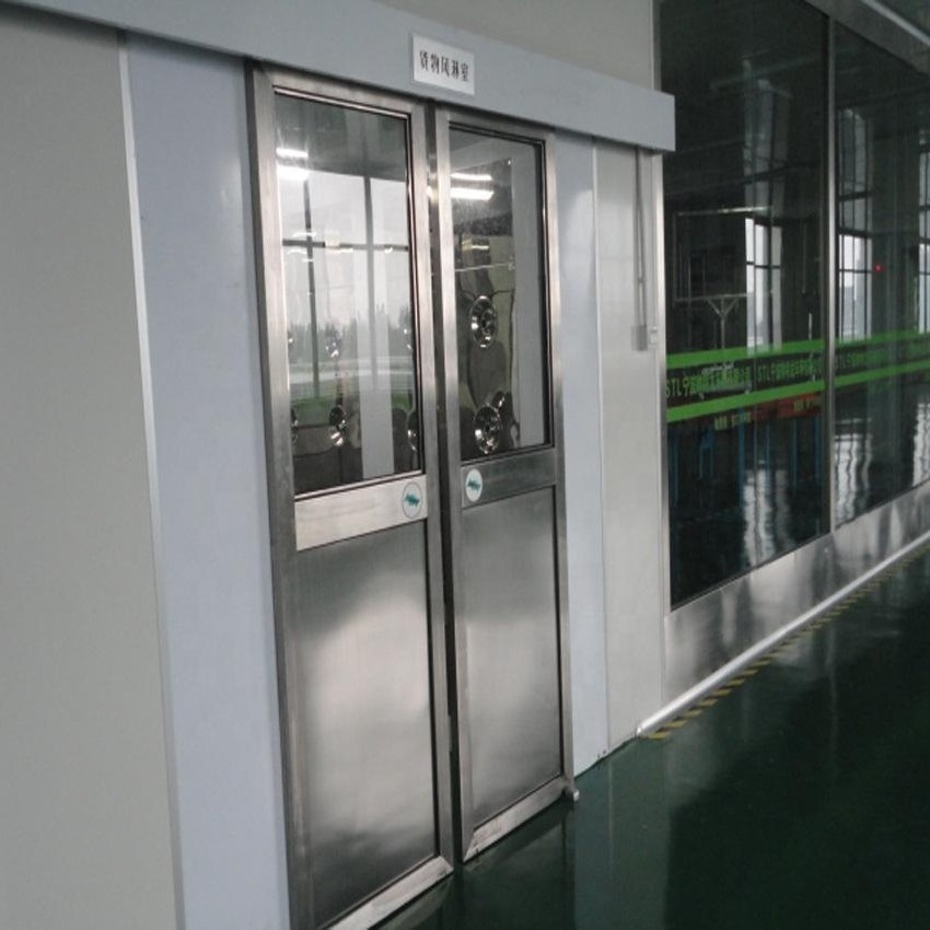 clean room slide door,stainless steel slide airtight door,clean room swing double steel door