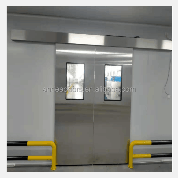 clean room slide door,stainless steel slide airtight door,clean room swing double steel door