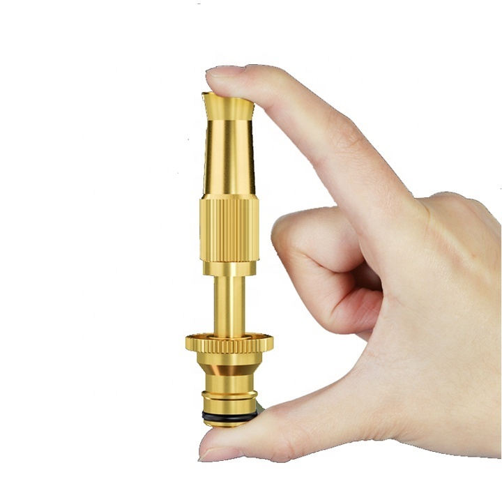 Andeca Low Price Attractive Quality Heavy Duty Copper Alloy Nozzle Garden Multi Use Brass Adjustable Rotating water guns