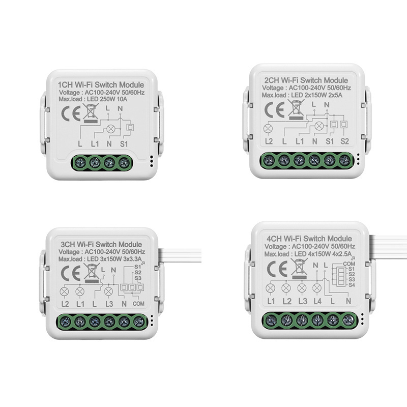 WIFI  Smart Switch Module Interruptor Inteligente wifi  for light Tuya Smart Life Support Voice Control App Control