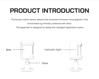 tuya zigbee wireless smart home security motion sensor