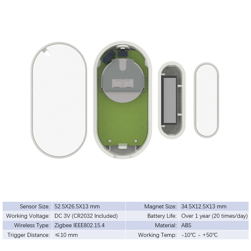 Tuya Zigbee Door Sensor for Smart Home A Burglar Alarm