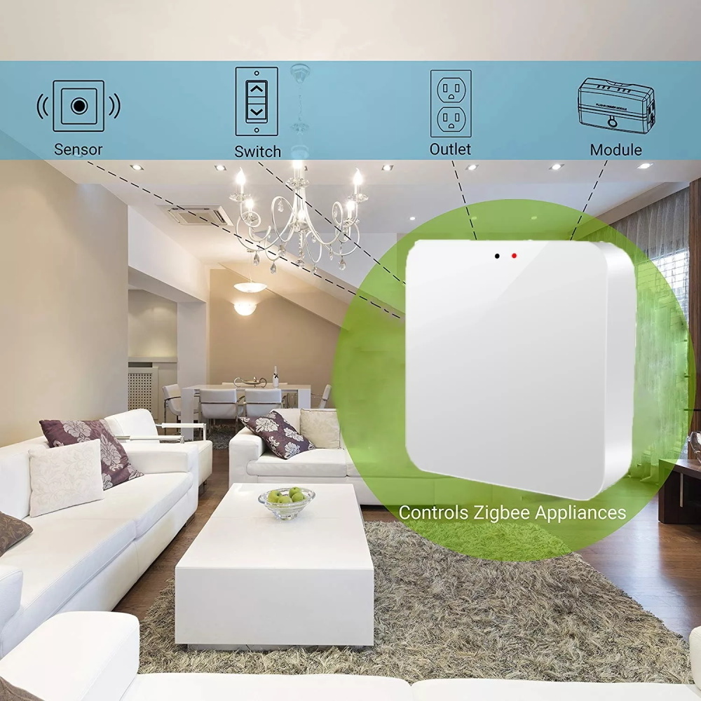 Tuya Gateway ZigBee WIFI Mesh Gateway Hub Smart Home Control