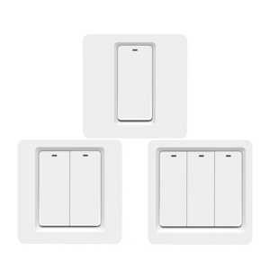 DIY Apple HomeKit EU Smart Switch Button Type 100-240V 1/2/3 Gang Smart Home Compatible with Alexa Google Home With Neutral