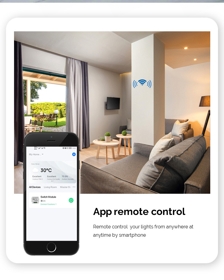 Matter Smart home DIY Zigbee Smart Module via Smart Life/Tuya App Control, Works with Alexa Google Home with Neutral