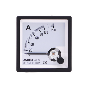 0.1 to 100A Voltmeter Moving Iron Type AC Analog Panel Meter Voltmet Ammet