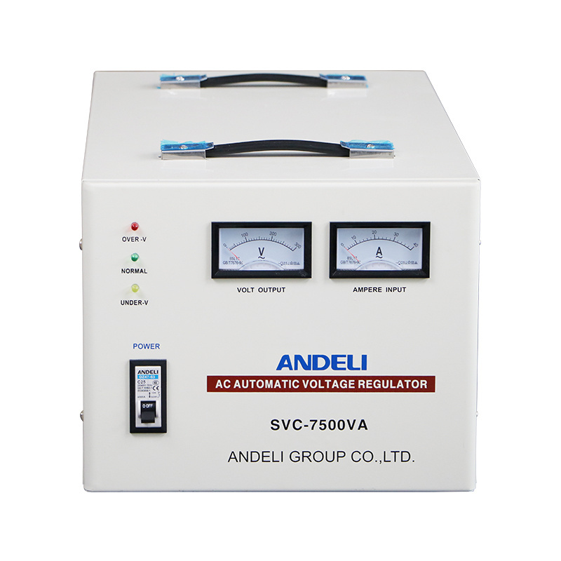 ANDELI SVC-7500VA single phase voltage stabilizer 7.5KW Fully automatic voltage regulator