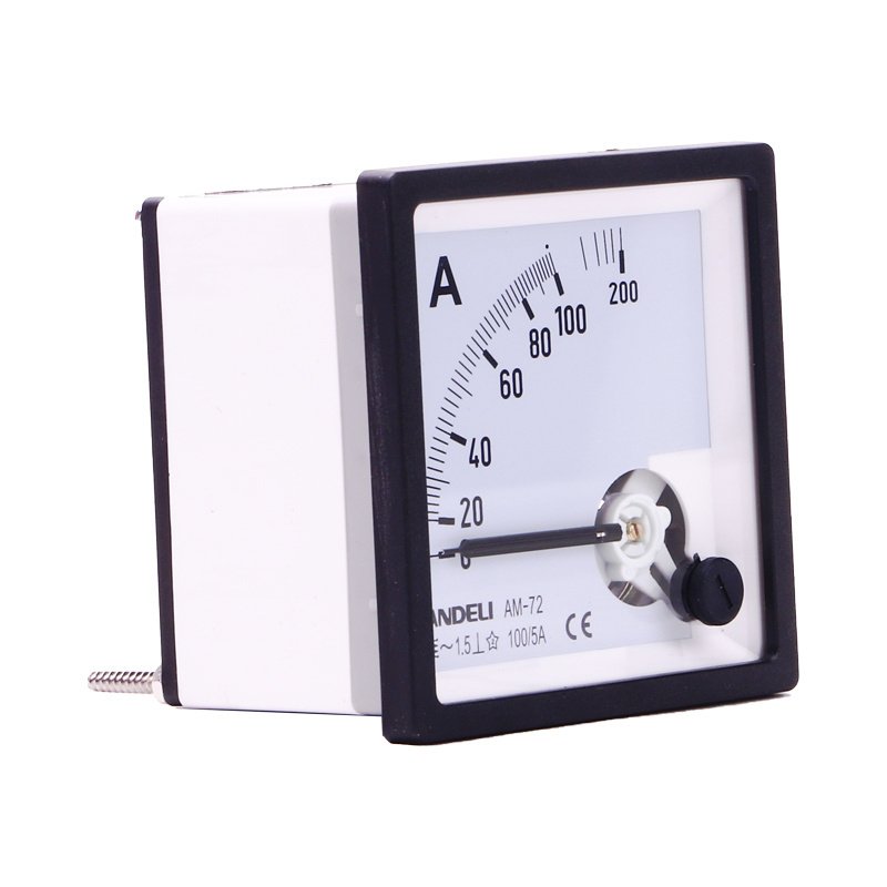 0.1 to 100A Voltmeter Moving Iron Type AC Analog Panel Meter Voltmet Ammet