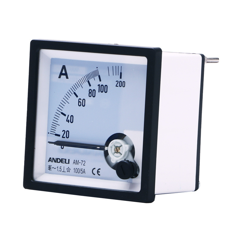 0.1 to 100A Voltmeter Moving Iron Type AC Analog Panel Meter Voltmet Ammet