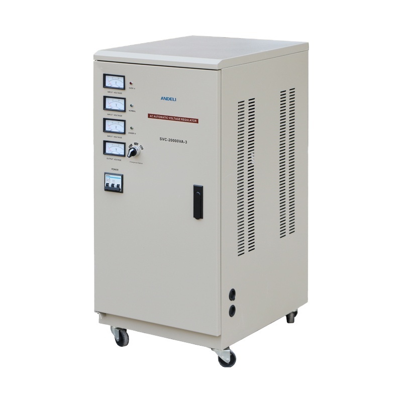 Three Phase electric voltage ac stabilizer SVC-20000VA 20KW ANDELI